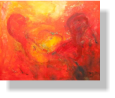 Adam und Eva, Acryl auf Leinen 80x100 cm