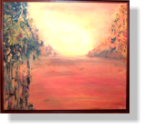 Feierabend 60 x 70 cm gerahmt