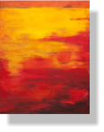 Fuocoso, Acryl auf Leinen  100x80cm