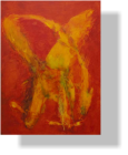 Rumpelstielzchen, Acryl mit Wachs auf Leinen 60x80 cm