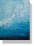 Aqua, Acryl auf Leinen 60x80 cm