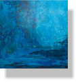 Bergsee, Acryl auf Leinen 80x80 cm